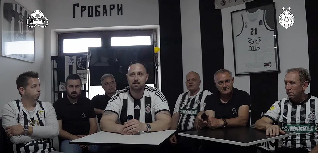 Grobari iz Svrljiga uz Milku Forcan i svoj Partizan 6 Partizan Svrljig
