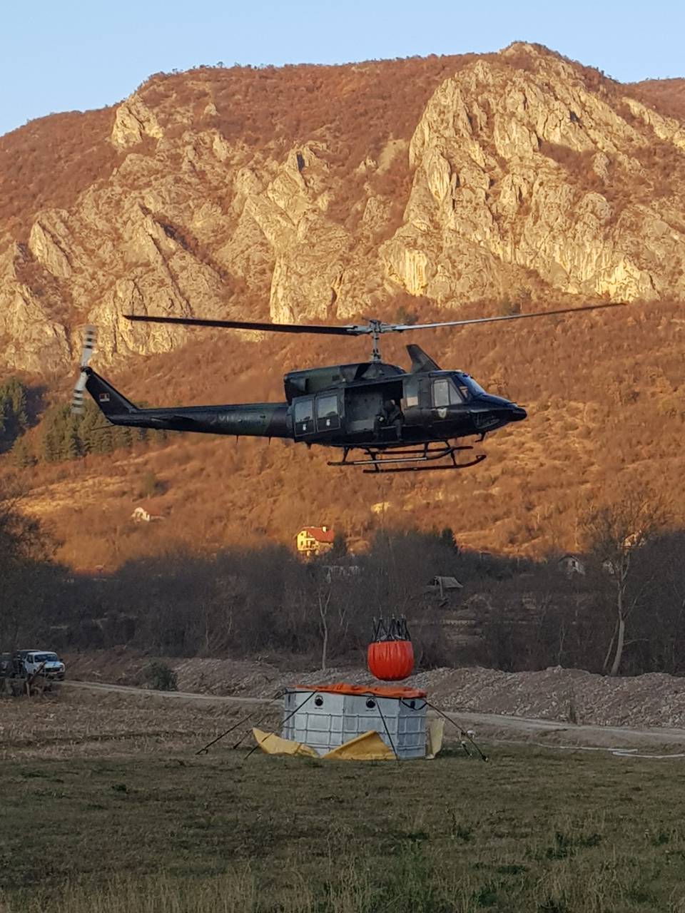 Akcija helikoptera, foto: Redakcija