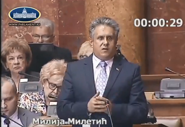 Narodni poslanik Milija Miletić, foto: Parlament.rs