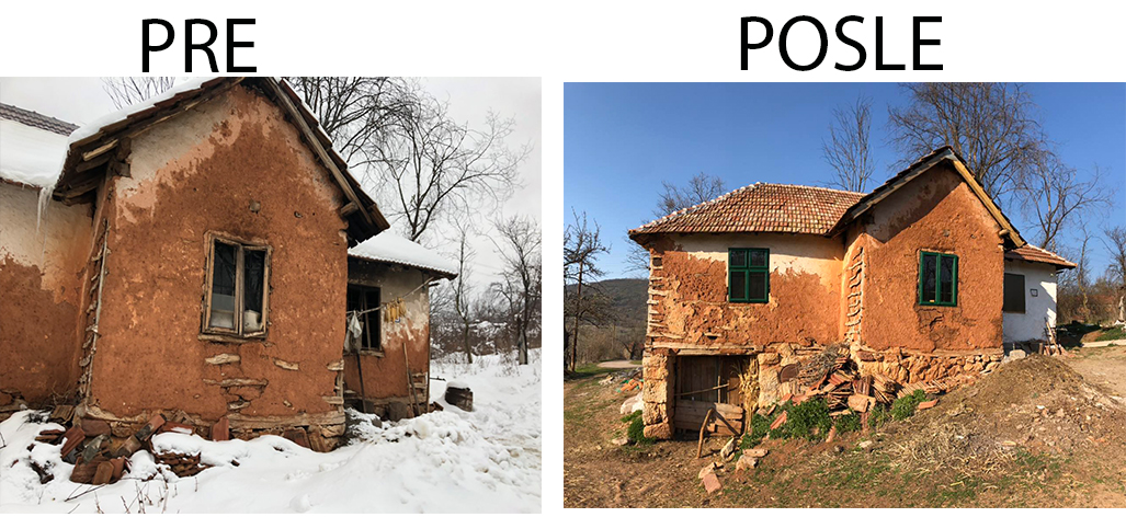 Pogledajte dom pre i posle renoviranja, foto: M. Miladinović, M. Stevanović