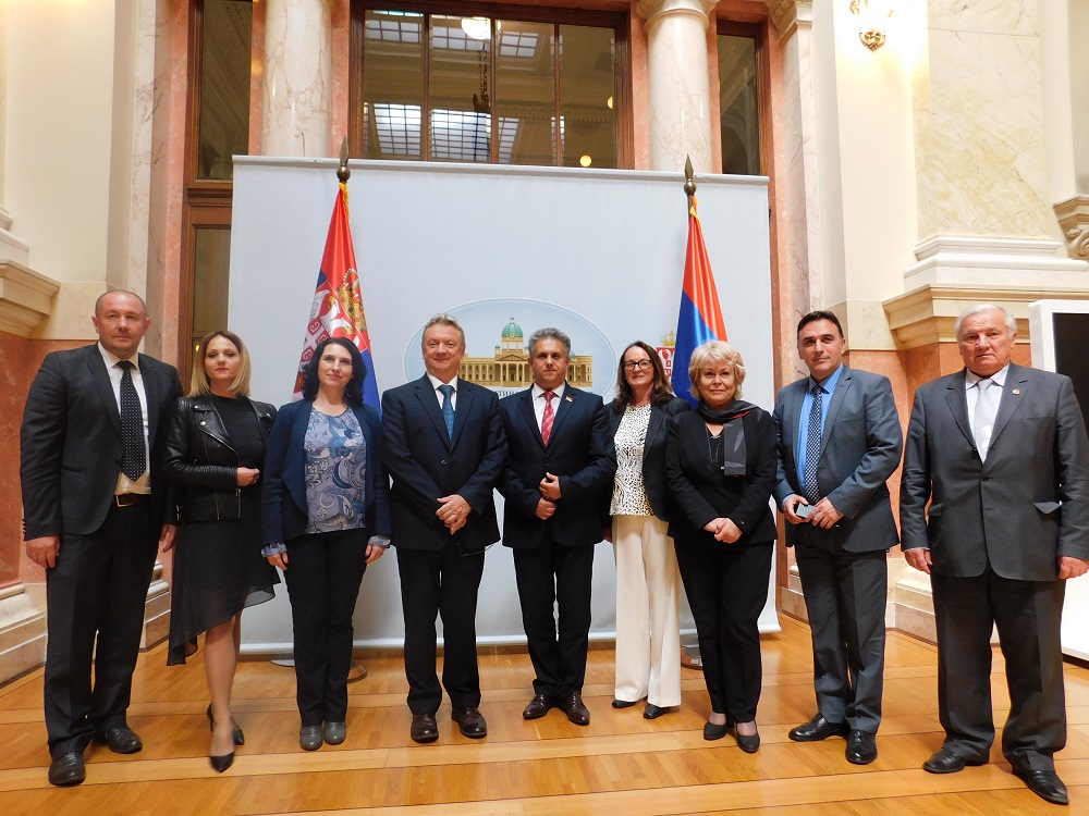 Sa ambasadorom Slovenije u Beogradu, foto: Narodna Skupština 