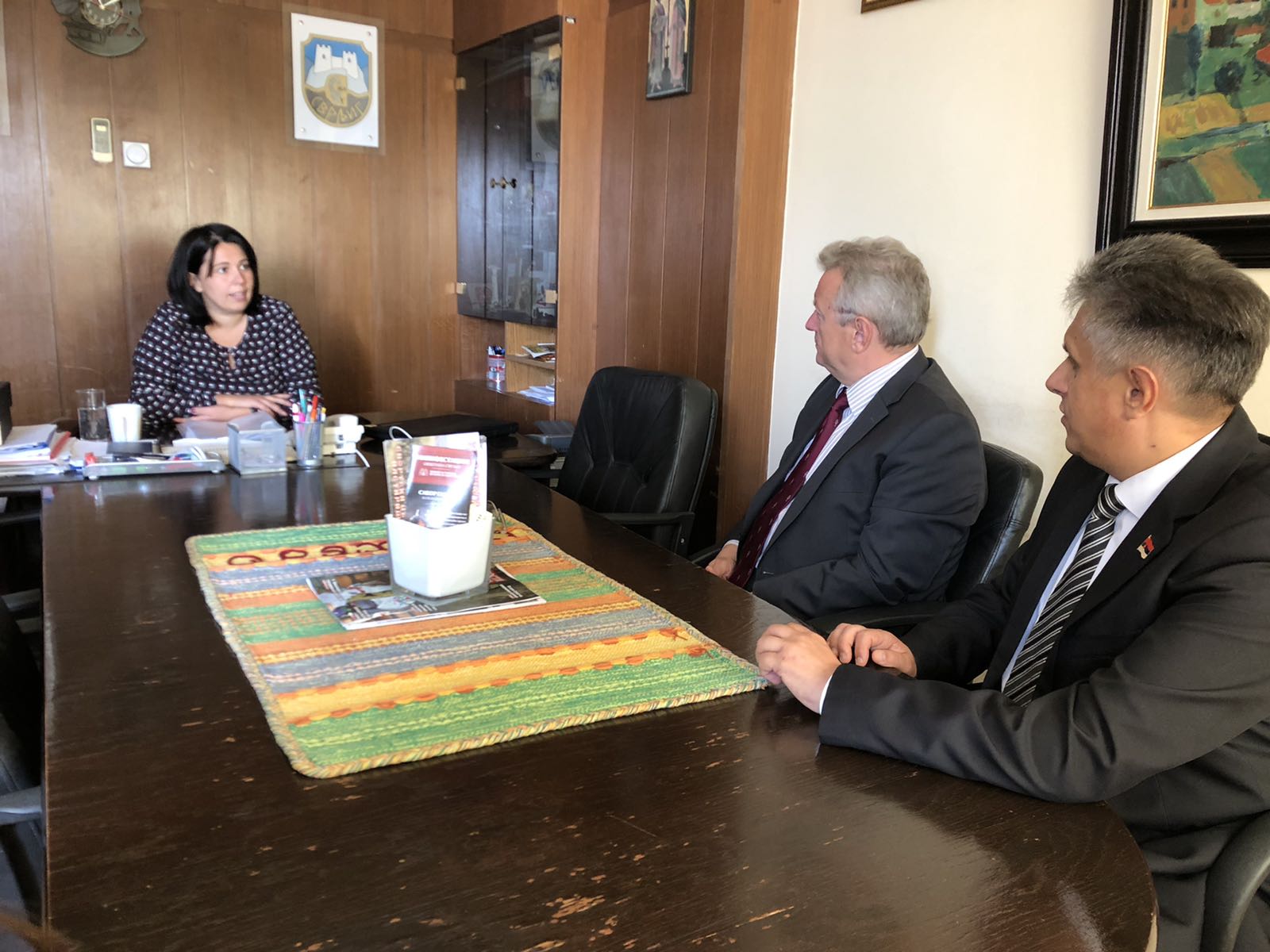 Ambasador Slovenije posetio Svrljig 2 Sastanak kod predsednice opštine, foto: M.M.