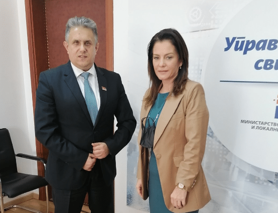 Miletić sa ministarkom Obradović, foto: B.V.