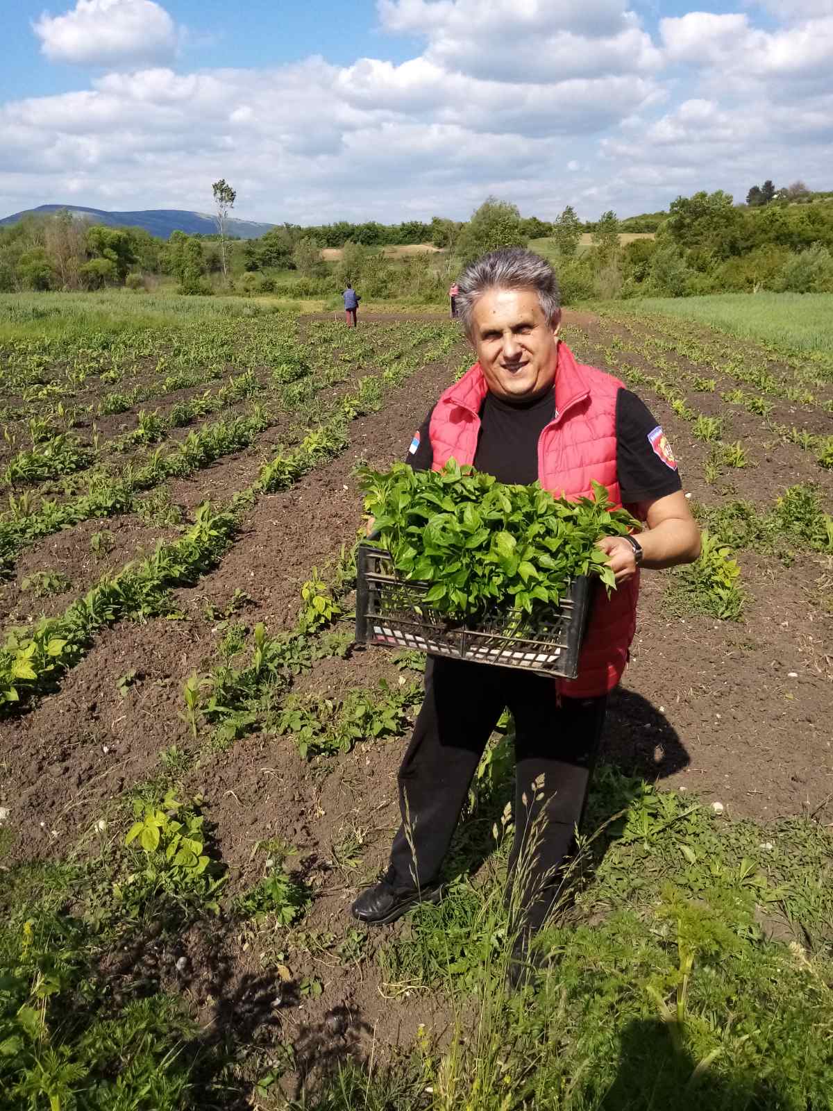 Miletić na imanju, foto: privatna arhiva