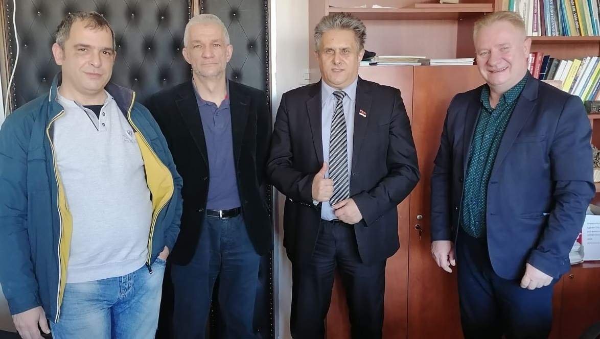 Foto: Dejan Zejnula, dr Jugoslav Kelečević, Milija Miletić i dr Dejan Antić
