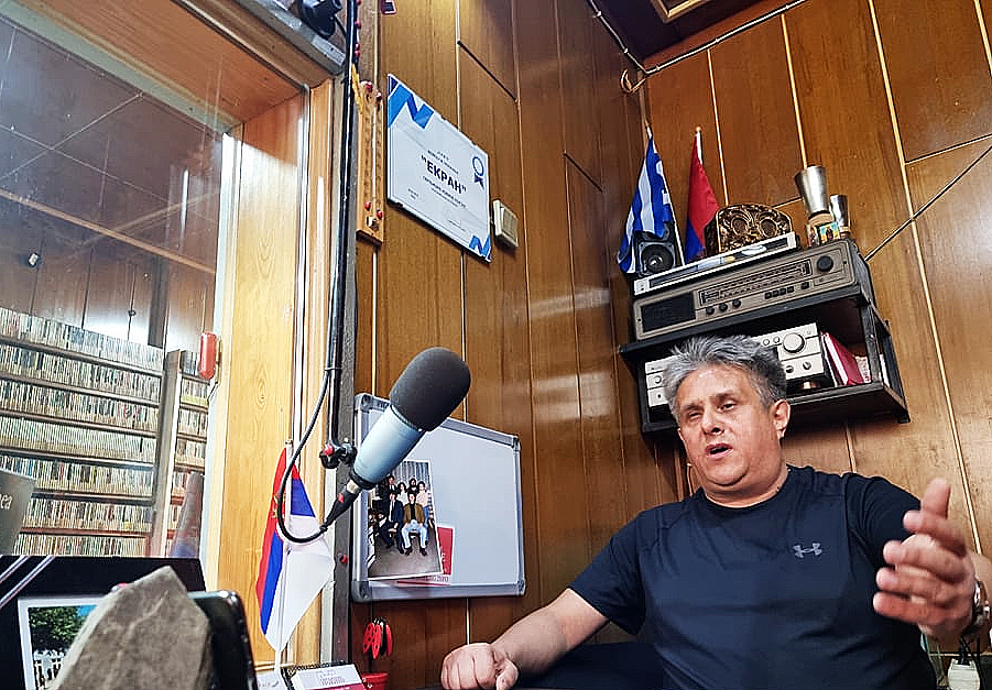Milija Miletić, gostovanje u radio Bubamari, foto: RBS