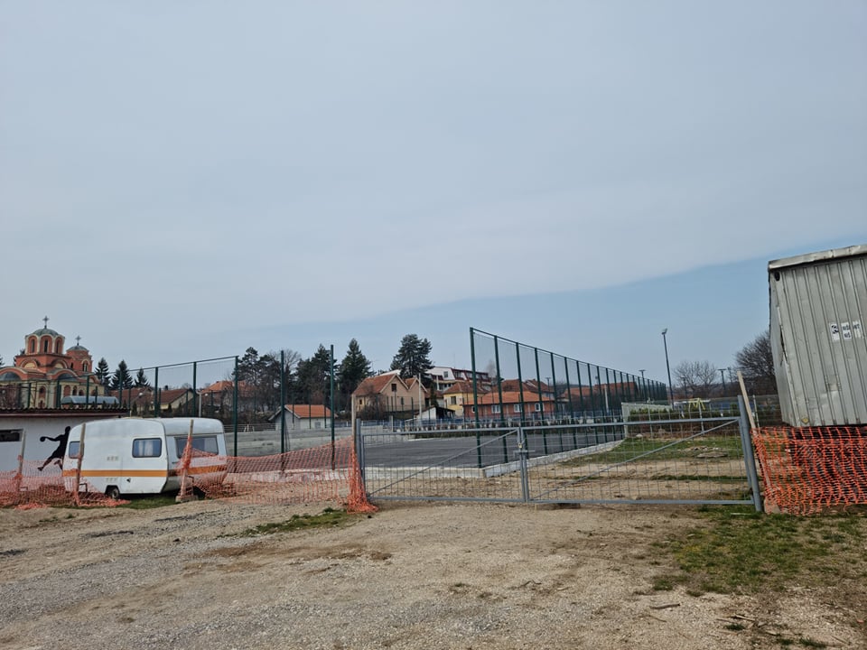 Teniski teren na SRC ,,Pastirište'' danas, foto: M. Ilić