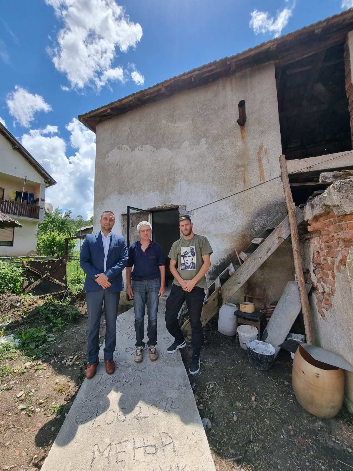 Pomoć Miroslavu iz Okruglice, obilazak uređene kuće, foto: M.M.