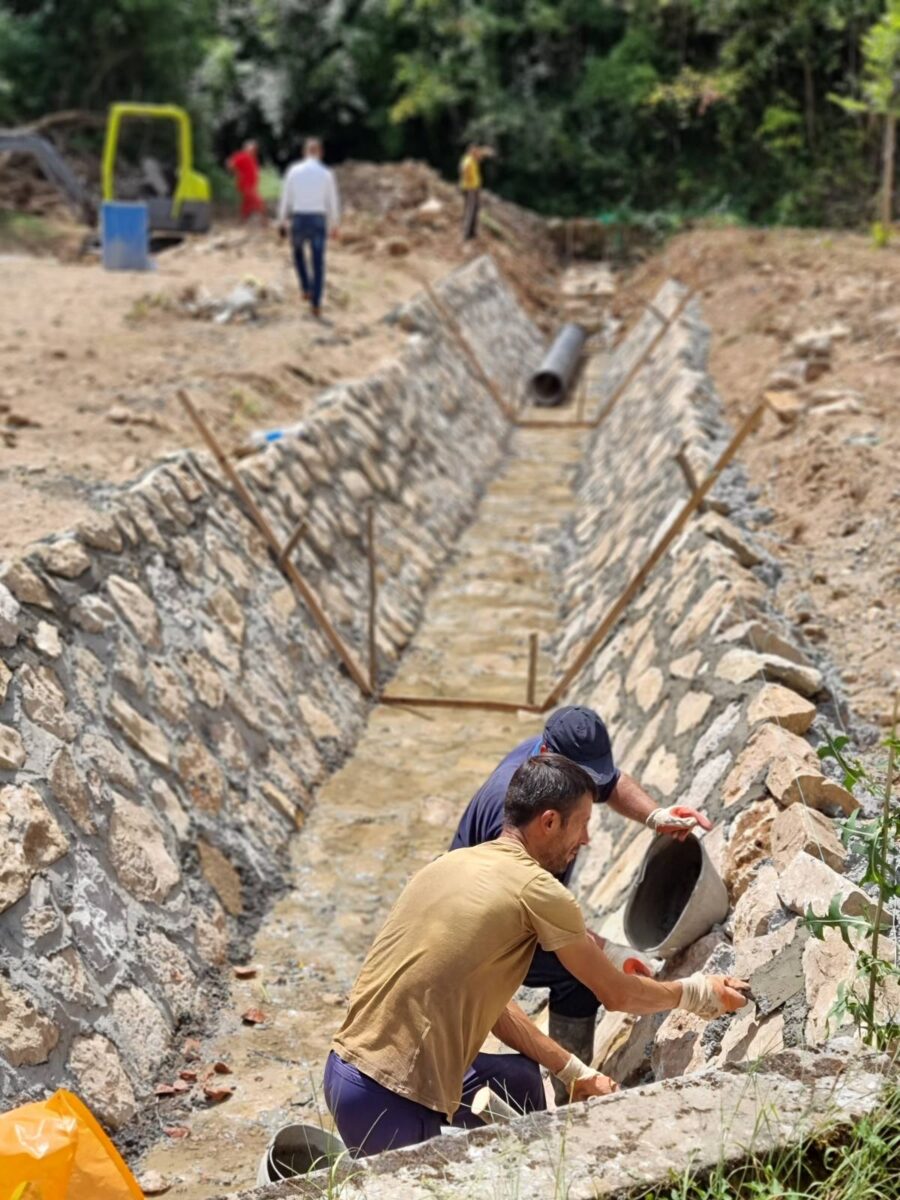 Izgradnja korita reke, foto: Svrljiške novine