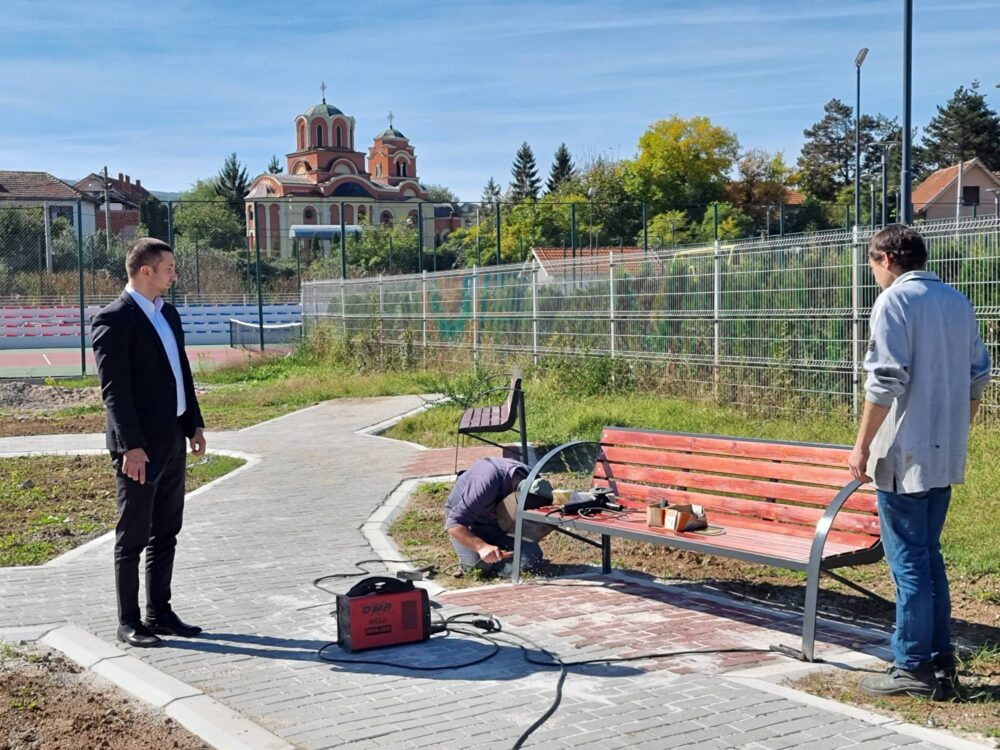 Predsednik opštine obilazi radove, foto: M.M.