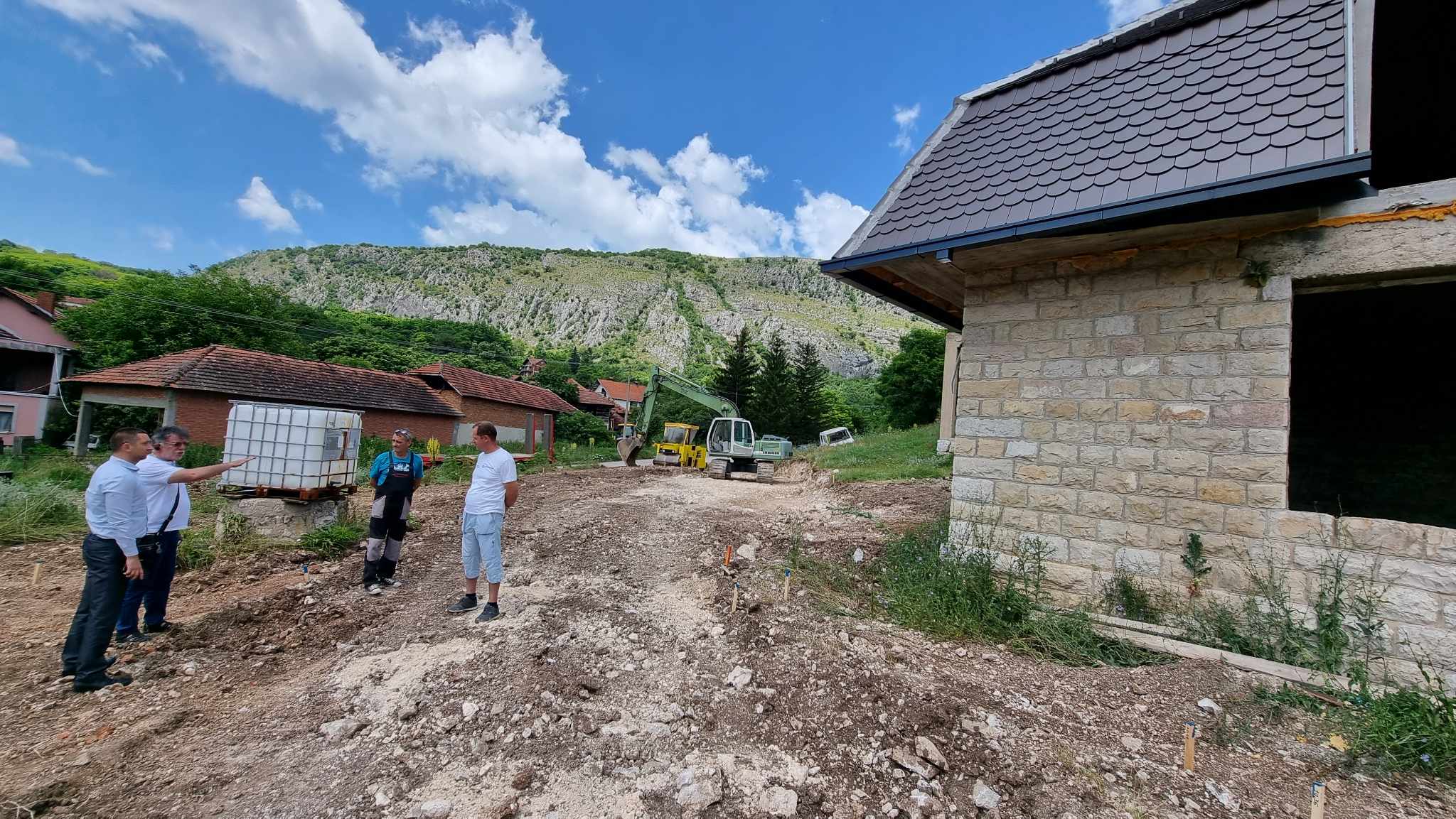 Izgradnja vizitorskog centra, selo Niševac, foto: Svrljiške novine