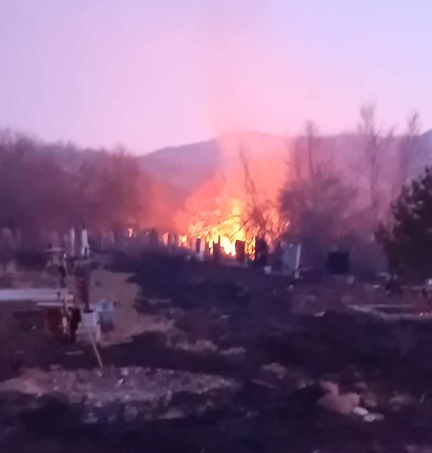 Požar, selo Manojlica, foto: I.M.