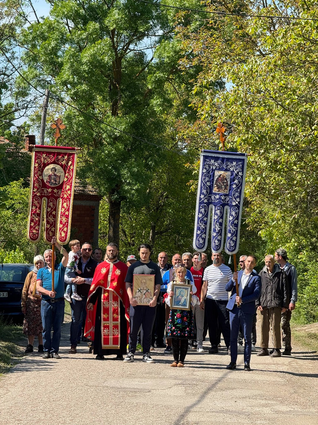 Litija kroz selo, foto: Svrljiške novine