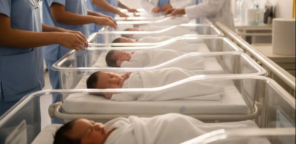 Bebe u porodilištu, ilustracija, foto: arhiva