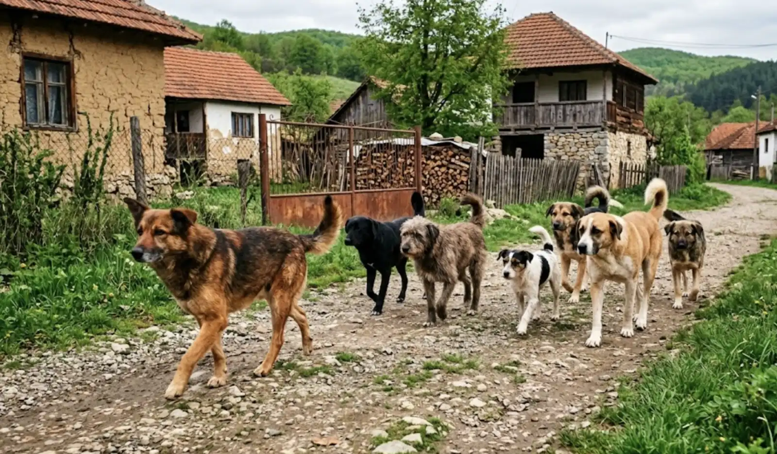 Meštani Popšice u strahu: napušteni psi već usmrtili domaće životinje, apel za hitnu reakciju 1 Psi lutalice, foto: AI