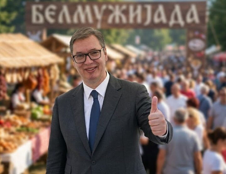 Predsednik Srbije Aleksandar Vučić sutra dolazi u Svrljig i obilazi Belmužijadu 1 Predsednik Republike Srbije Aleksandar Vučić, fotografija izrađena uz pomoć AI tehnologije