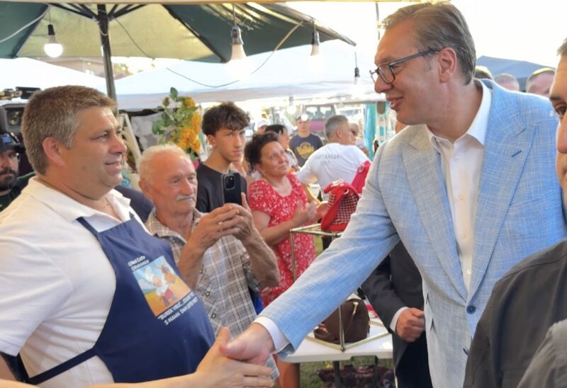 Vučić u Svrljigu: Najavljeno 20 kilometara novih puteva, investitor za više od 100 radnih mesta i brza saobraćajnica do Zaječara 1 Predsednik Srbije Aleksandar Vučić na 20. Belmužijadi, foto: V.N.