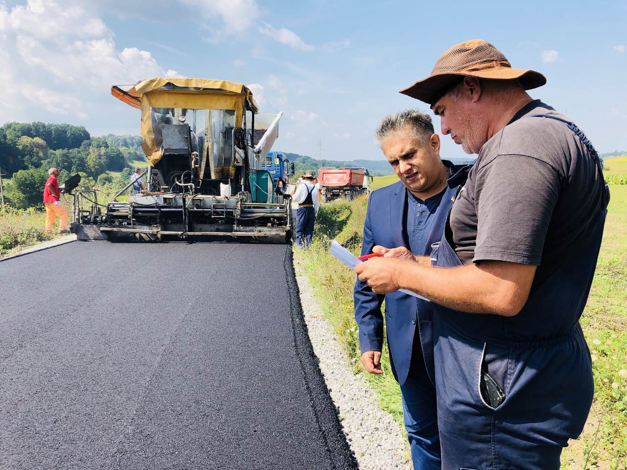 Narodni poslanik Milija Miletić obišao radove, foto: M.M.