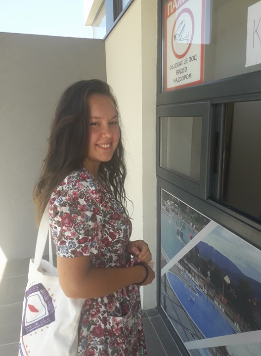 Nevena Milojević dvadesethiljaditi posetilac bazena u Svrljigu 1 Dvadesethiljaditi posetilac bazena u Svrljigu
